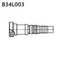 STRAIGHT FLANGE 3000 P.S.I. SAE J518 CODE 61
